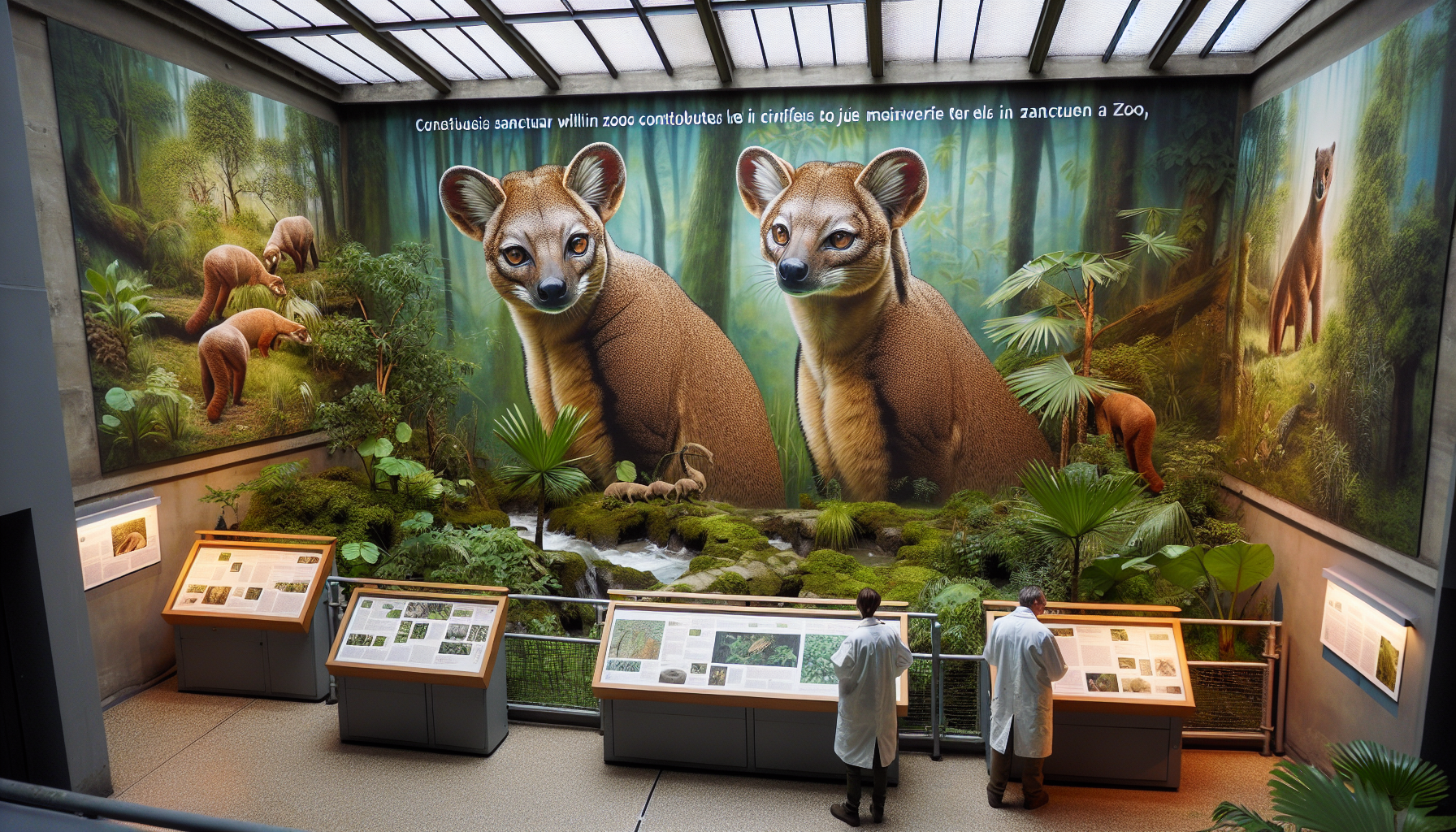 Des fossas, symbole de Madagascar, voient le jour au zoo de Paris