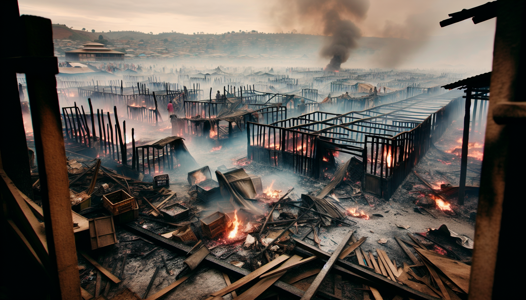 Madagascar : une mission gouvernementale à Antsirabé pour accompagner les commerçants du marché Sabotsy touchés par une catastrophe