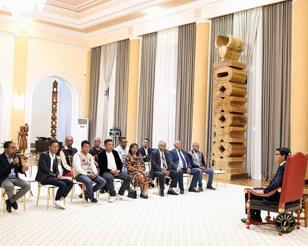 Madagascar Journalisme. Rencontre des représentants de l’OJM avec le Président Andry Rajoelina, le 04.10.2025