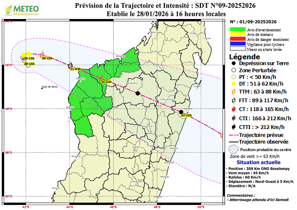 SAISON CYCLONIQUE – Une tempête tropicale menace de traverser l’île