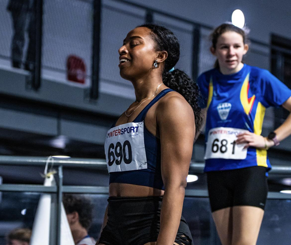 ATHLÉTISME – MEETING DE LIMOGES – Claudine Nomenjanahary survole le 60 mètres
