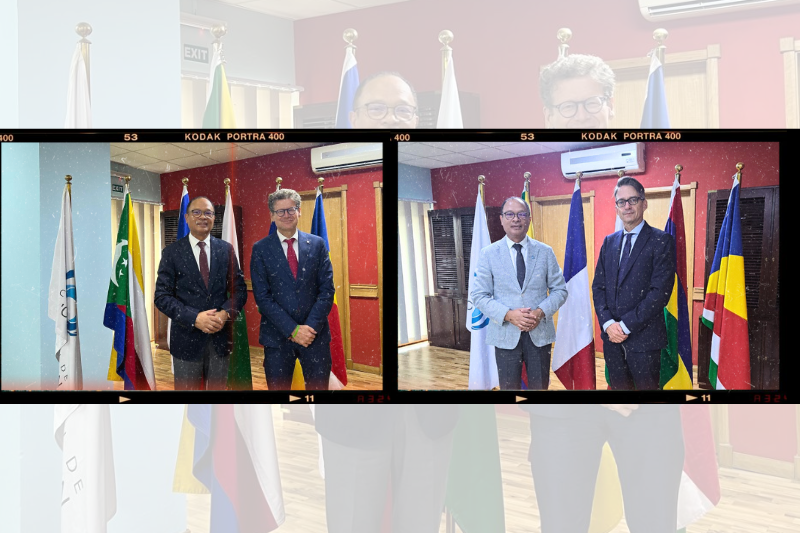 Rencontres diplomatiques à la COI : climat, innovation financière et résilience au cœur des échanges